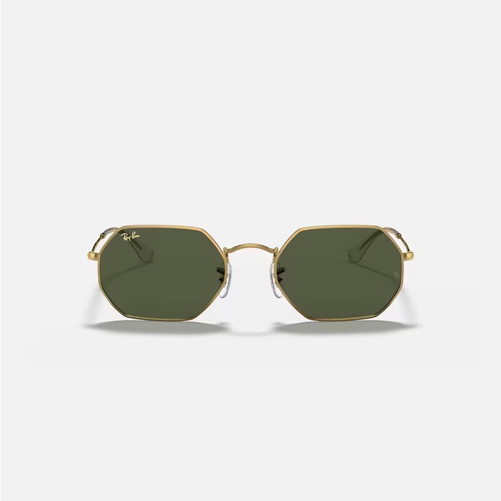 Ray-Ban Gold and Green Sunglasses